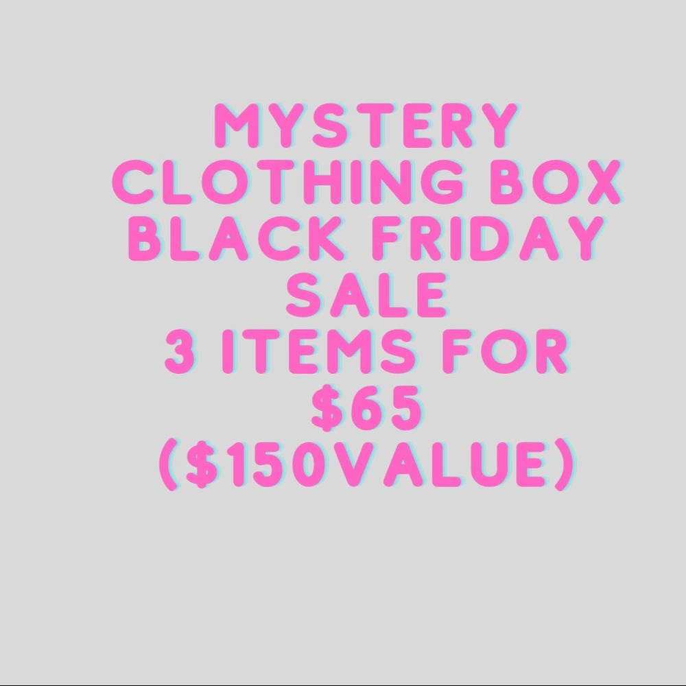 CLOTHING BOX SURPRISE - 3 items NWT